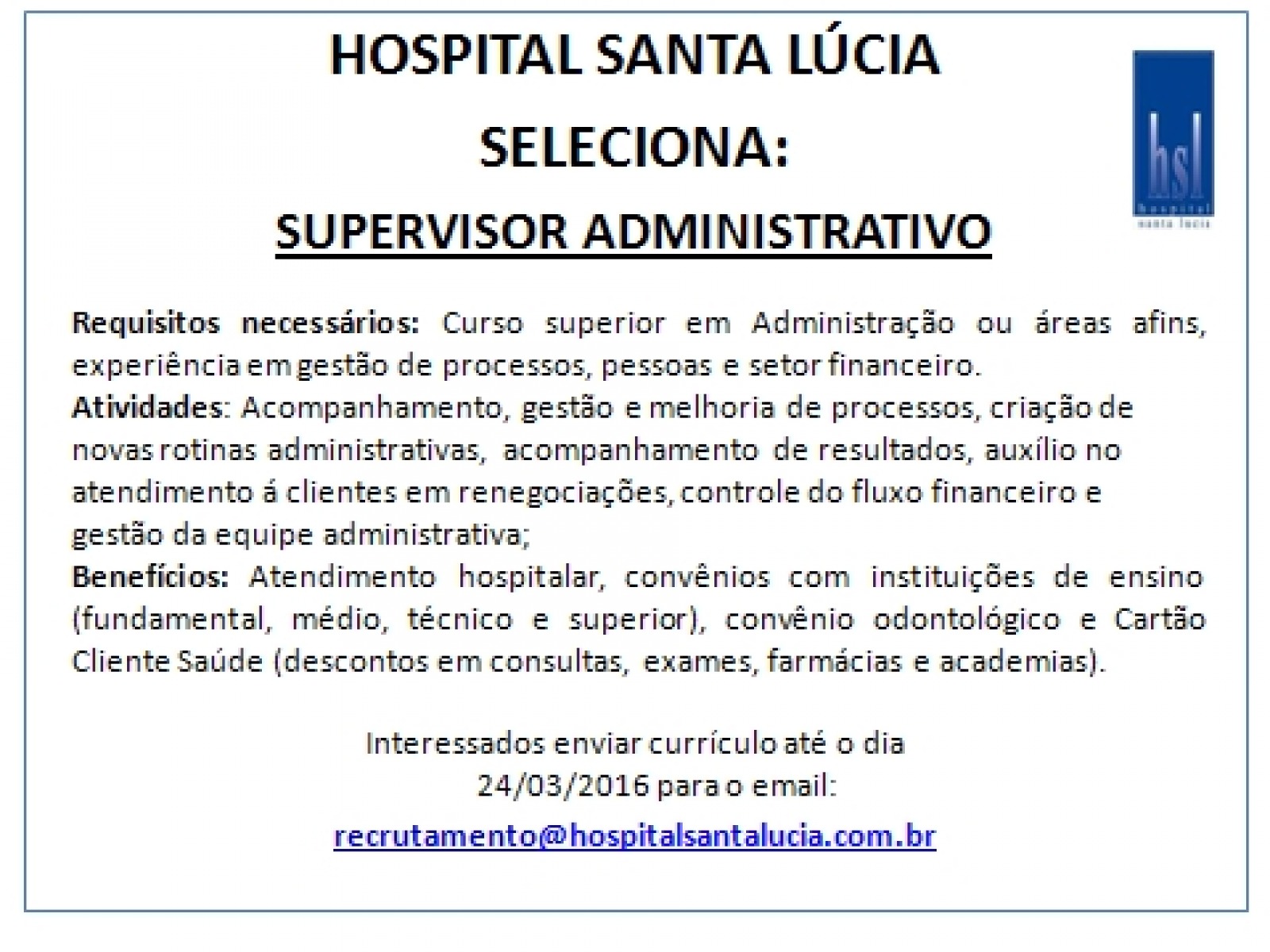 ¿O que faz um supervisor administrativo?