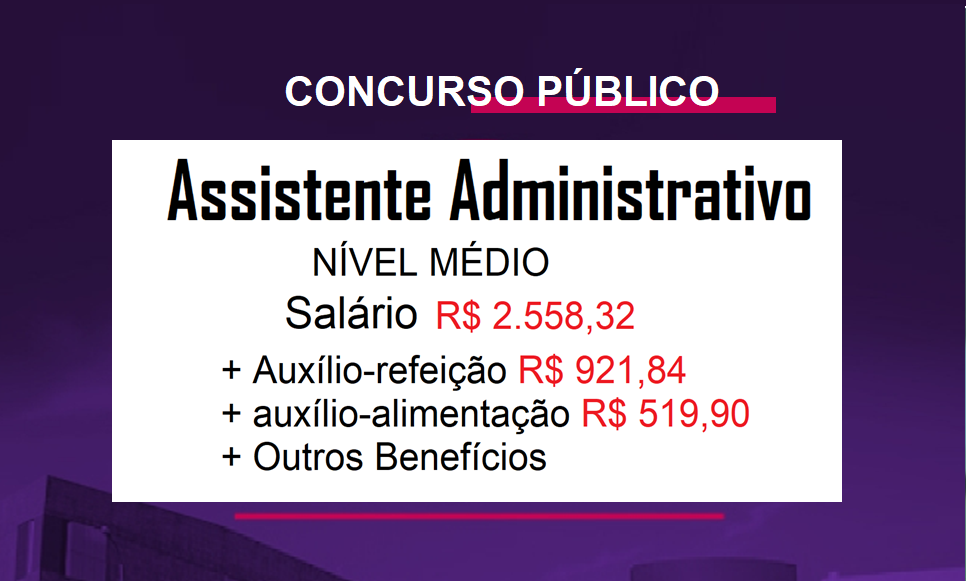 ¿Qual o salario de um assistente administrativo?