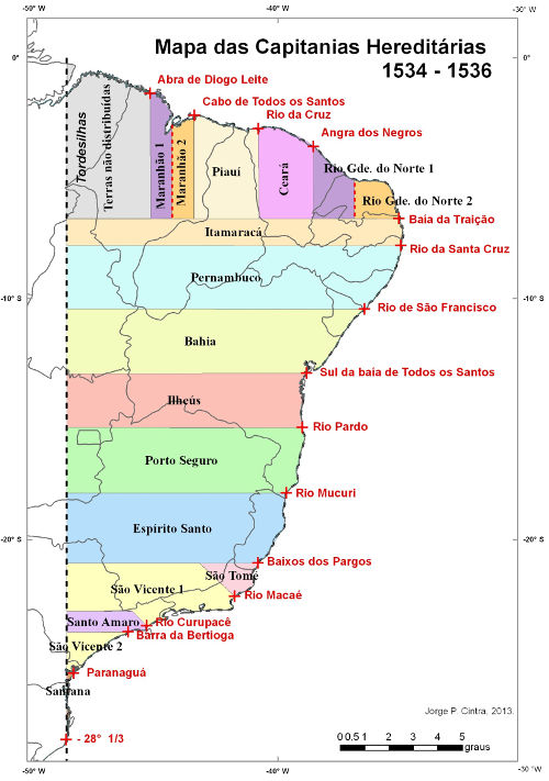 ¿Quem administrava as capitanias hereditarias?