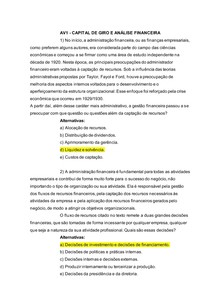 ¿A administração financeira é fundamental para todas as atividades empresariais?