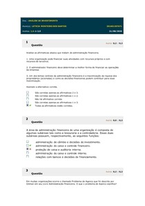 ¿A que se refere a administração financeira?