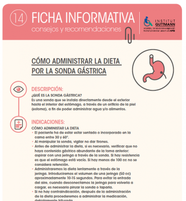 ¿Como administrar dieta por gastrostomia?