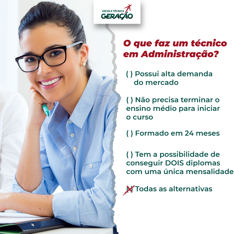 ¿O que um tecnico em administração faz?