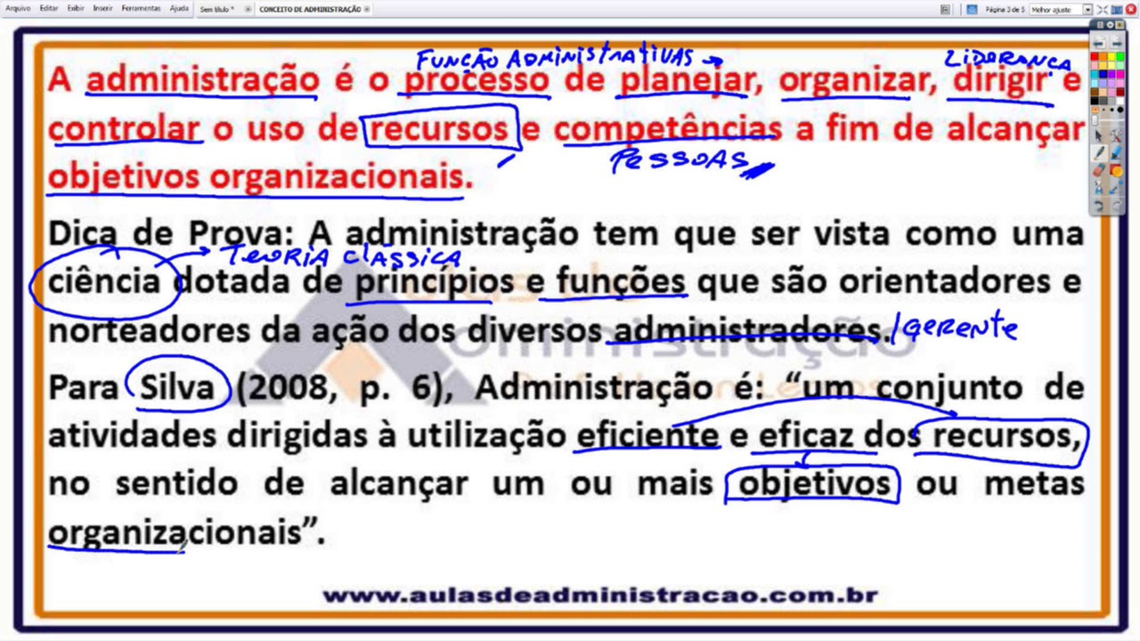 ¿Qual o conceito de administração?