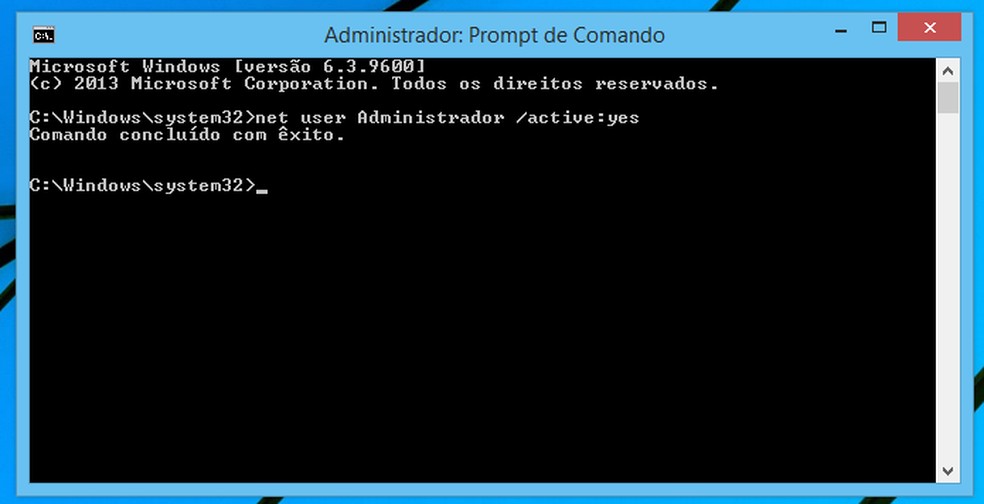 ¿Como tirar senha do pc administrador?