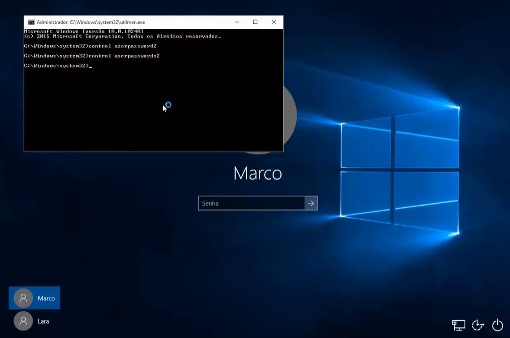 ¿Como descobrir a senha do administrador w10?