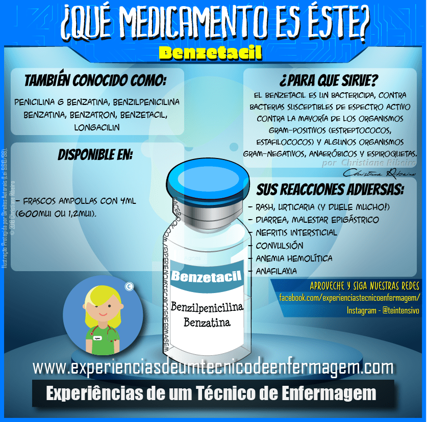 ¿Como administrar benzetacil?