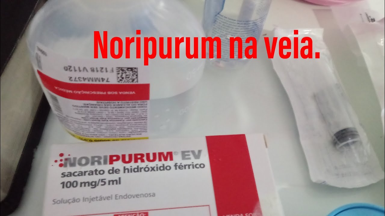 ¿Como administrar noripurum endovenoso?