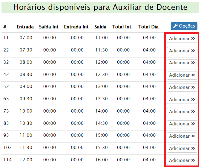 ¿O que é horario administrativo?