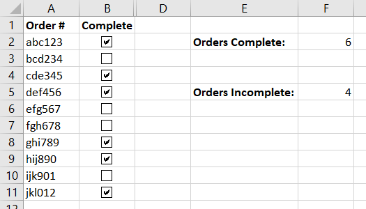 Coluna de resultados oculta no Excel