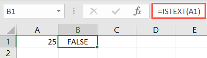 Função ISTEXT no Excel