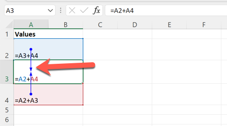 Para rastrear precedentes de células no Excel, pressione Fórmulas > Rastrear precedentes